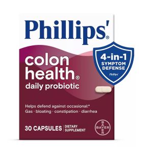 Phillips' Daily Probiotics for Women and Men, One Month Supply, 30 Count"