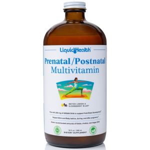 LIQUIDHEALTH Liquid Prenatal and Postnatal Vitamins for Women Vegan Folate Supplement, 32 Fl. Oz"