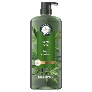 Herbal Essences Hemp Oil Sulfate Free Shampoo, Frizz Control, Certified Camellia Oil and Aloe Vera, for All Hair Types, 20.2 fl oz