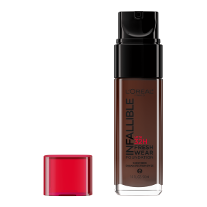 L'Oreal Paris Infallible Fresh Wear 24 Hr Liquid Foundation Makeup, 540 Mahogany, 1 fl oz"