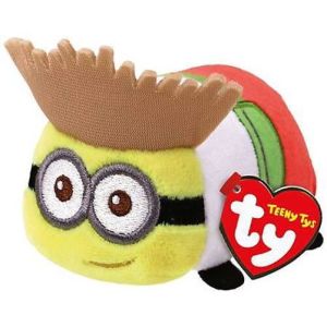 TY Beanie Boos Teeny Tys 4'' DAVE Minion Tourist Plush from Despicable Me 3