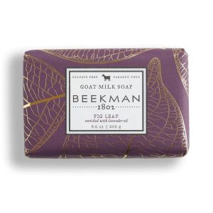 Beekman 1802 Fig Leaf Goat Milk Bar Soap Enriched with Lavender Oil 255g/9oz