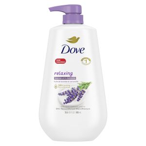 Dove Relaxing Long Lasting Gentle Women's Body Wash, Lavender Oil and Chamomile, 30.6 fl oz"