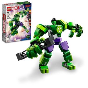 LEGO Marvel Hulk Mech Armor, Posable Marvel Building Toy, Avengers Action Figure for 6 Year Old Boys, Girls and Kids or Marvel Fans of Any Age, 76241"