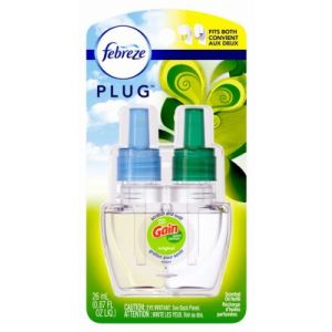 Febreze Plug Air Freshener Scented Oil Refill, Gain Scent, 0.87 Oz. (74903)