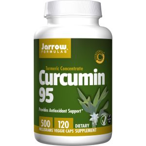 Jarrow Formulas Curcumin 95 500 mg - 120 Veggie Caps - Turmeric Extract to Provide Antioxidant Support - Up to 120 Servings