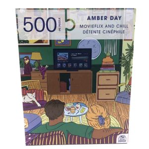 Amber Day Spin Master 500 Piece Jigsaw Puzzle MovieFlix and Chill New