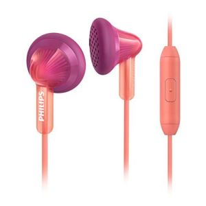 Philips UpBeat ClearTones in Ear Earbud Headphones with Mic - Pink (SHE3015PH/27)