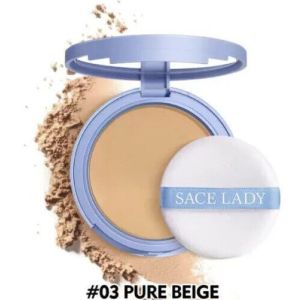 “Oil Control Pressed Face Powder Pure Beige #03 - Space Lady Long Lasting