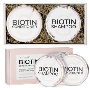 GoodMood Biotin Shampoo and Conditioner Bars, Solid Shampoo Bar Shampoo and Conditioner for Hair, Shampoo and Conditioner Bar, Shampoo Bars and Condit