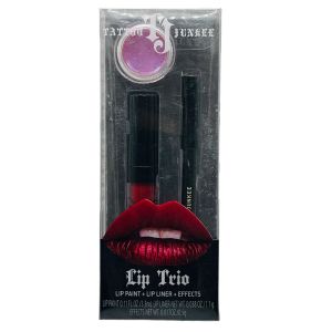 Tattoo Junkee Rebel Lip Trio Kit- Lip Paint+Lip Liner+Effects