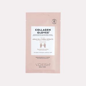 VOESH Collagen Mask Gloves - Argan Oil  Floral Extracts single