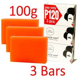 Kojie San Skin Lightening Kojic Acid Soap - 3 Bars 100g