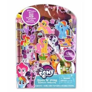 Stick N Play Puffy Sticker Activity Set - My Little Pony