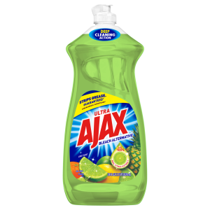 AJAX Liquid Dish Soap Vinegar and Lime 28 Fluid Ounce