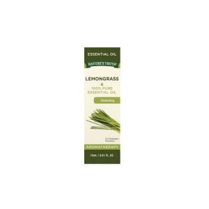 Lemongrass Essential Oil | 15mL (0.51 Fl. Oz.) | Cleansing Aromatherapy | Non-GMO and Gluten Free Supplement | By Nature's Truth