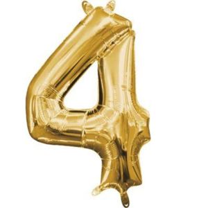 Anagram Air Balloon Number "4", Gold | CVS