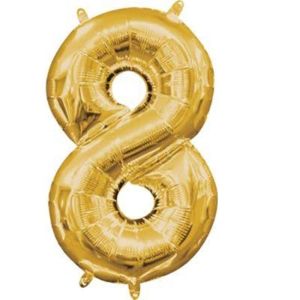 Anagram Air Balloon Number "8", Gold | CVS