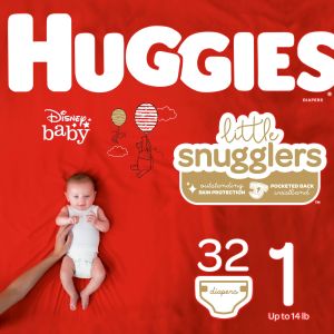 Huggies Little Snugglers Baby Diapers, Size 1, 32 Ct | CVS