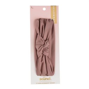 Scunci Soft Knotted Headwrap, Neutral, 1-Piece"