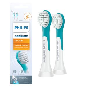 Philips Sonicare For Kids Replacement Toothbrush Heads, HX6032/94, 2-pk Compact"