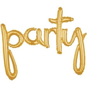 Anagram Air Balloon "Party", Gold | CVS