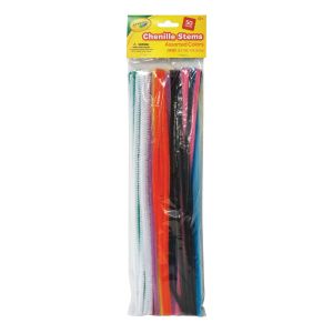 Crayola® Jumbo Stems, 12"", Assorted Colors, Pack Of 100 Stems"