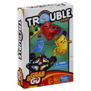 Hasbro Trouble Grab & Go Game