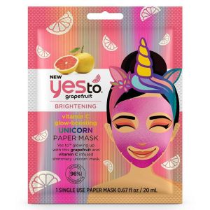 Yes to Grapefruit Brightening Unicorn Paper Mask | CVS