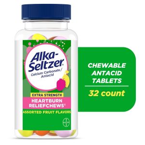 Alka-Seltzer Extra Strength Heartburn Relief Chews Antacid Tablets 32 Ct