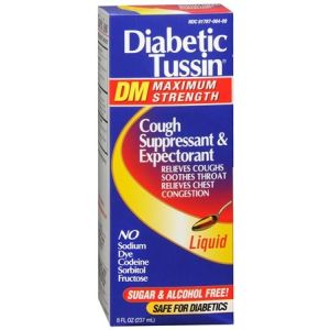 Diabetic Tussin DM Max Strength Cough & Chest Congestion, Diabetics Safe, Berry, 8 fl oz"