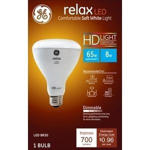 General Electric Relax HD 65W LED Light Bulb, LED BR30, 1 Ct | CVS