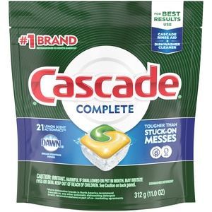 Cascade Complete ActionPacs, Dishwasher Detergent Pods, Lemon - 21 Ct | CVS