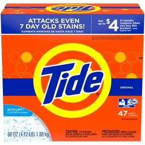 Tide Laundry Detergent Powder, Original, 66 Oz | CVS