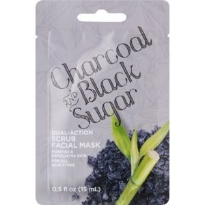 Beauty 360 Charcoal and Black Sugar Dual Action Scrub Facial Mask, 0.5 Oz | CVS