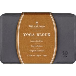 Oak and Reed Yoga Block, Grey | CVS