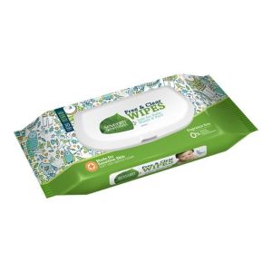 Seventh Generation Free & Clear Baby Wipes, Unscented, 64 Count"