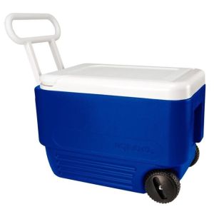 Wheelie Cool Cooler 38 Qt. Blue