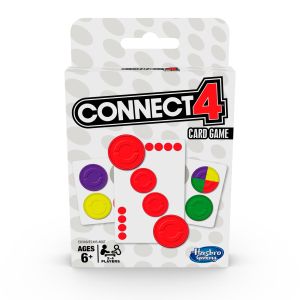 Connect 4 Card Game for Kids Ages 6 and up 2-4 Players 4-in-a-Row Game