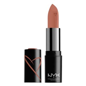 NYX Professional Makeup Shout Loud Hydrating Satin Lipstick with Mango & Shea Butter, Silk"