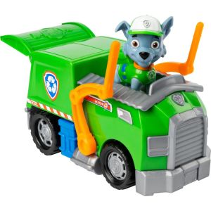 PAW Patrol Rocky’s Recycle Truck Vehicle with Collectible Figure for Kids Aged 3 and up