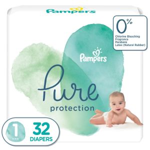 Pampers Pure Protection Newborn Diapers, Size 1, 32 Ct | CVS