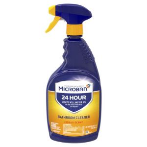 Microban 24 Hour Bathroom Cleaner and Sanitizing Spray