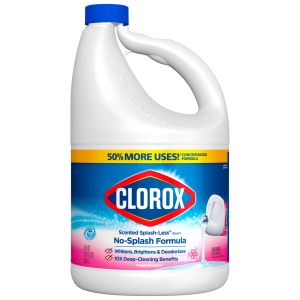 Clorox Splash-Less Liquid Bleach Fresh Meadow - 117 Ounce Bottle