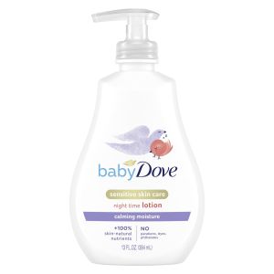 Baby Dove Sensitive Calming Moisture Scented Newborn Lotion Hypoallergenic & Dermatologist-Tested, 13 oz"