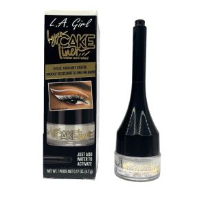 L.A. Girl Hyper Cake Eye Liner Water Activated, Bold, Vibrant Color White Out"