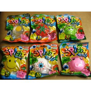 JA-RU Splat Ball Assorted, Sticky and Stretchy, 1 Random Choice, 4.7 lbs"