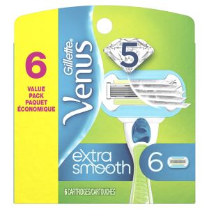 Gillette Venus Extra Smooth 5-Blade Razor Blade Refills, 6 Ct | CVS