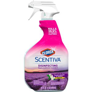 Scentiva 32 Oz. Tuscan Lavender and Jasmine Bleach Free Disinfecting Multi-Surface Cleaner Spray