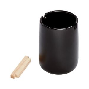 InterDesign 28267 Eco Vanity Toothbrush Holder, Ceramic, Black"